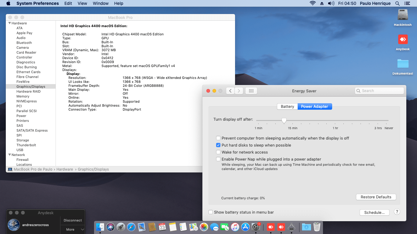 Asus X450LD BRA WX112H [Intel HD4400] 5